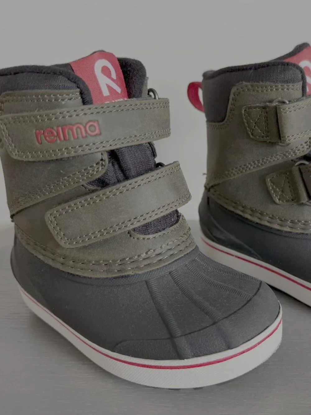 Reima Coconi Waterproof Winter Boots (Khaki Green) Toddler Size 6-7